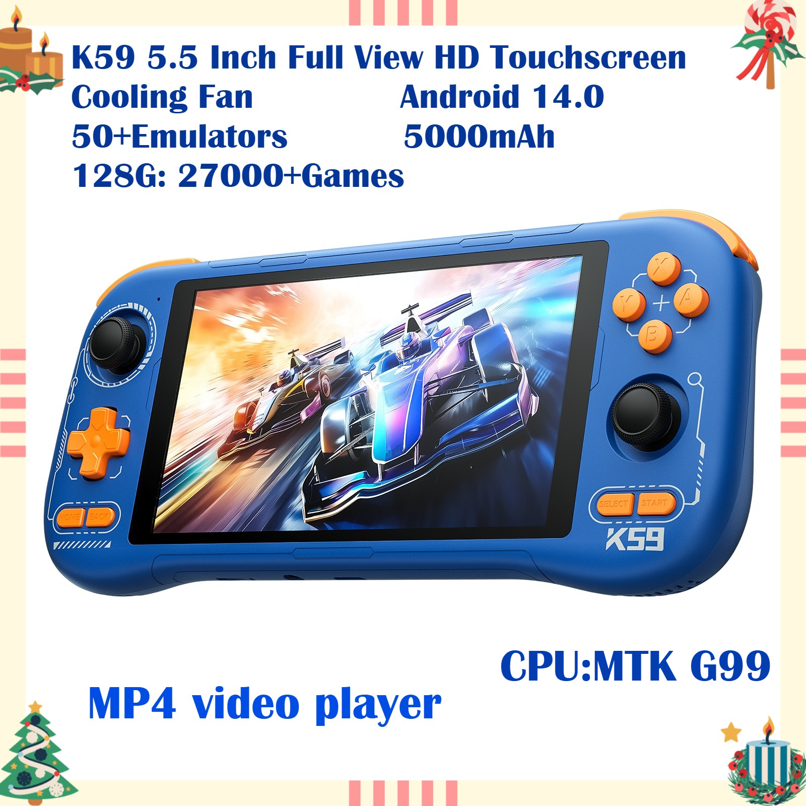 Retro Gaming Com - K59 Pro Android 14 Handheld Game