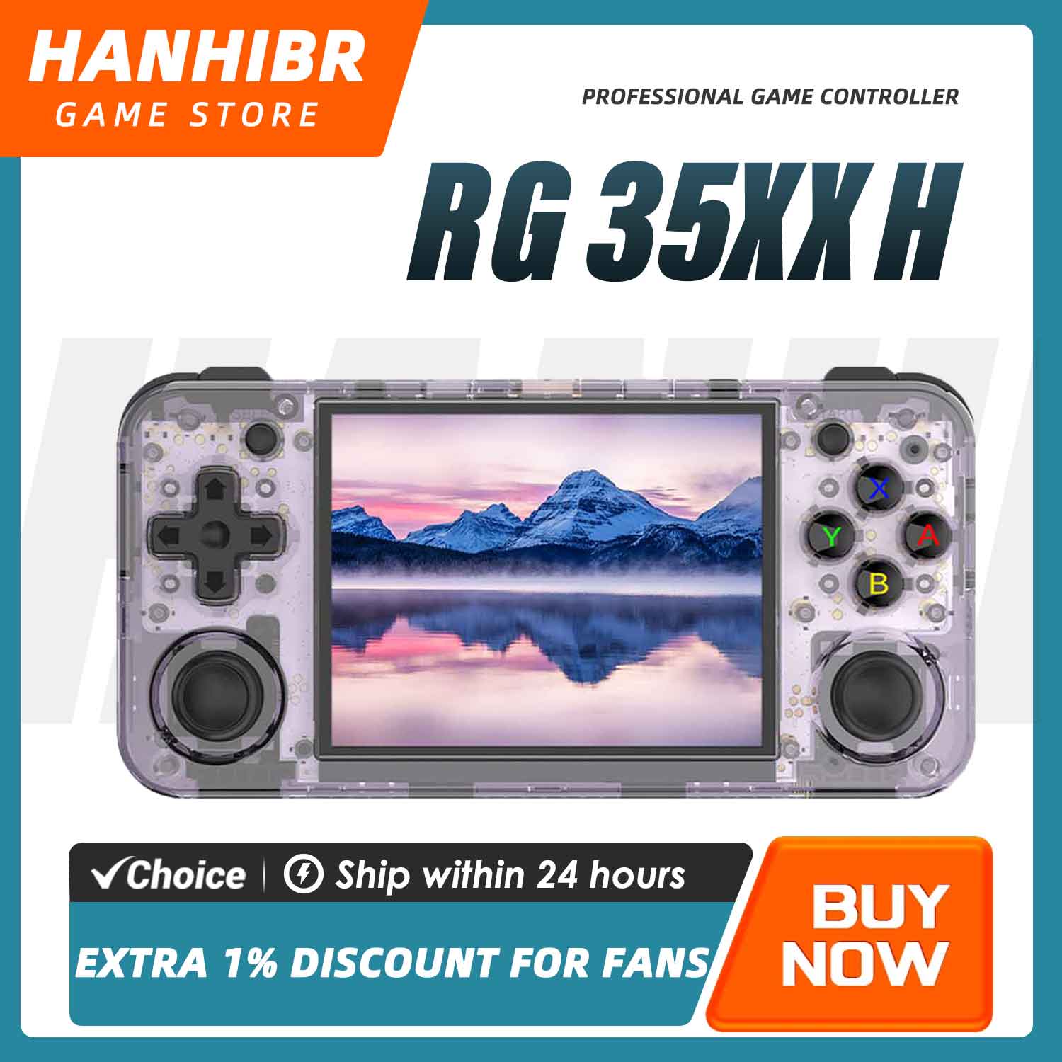 Retro Gaming Com - ANBERNIC RG35XX H Horizontal Retro Gaming