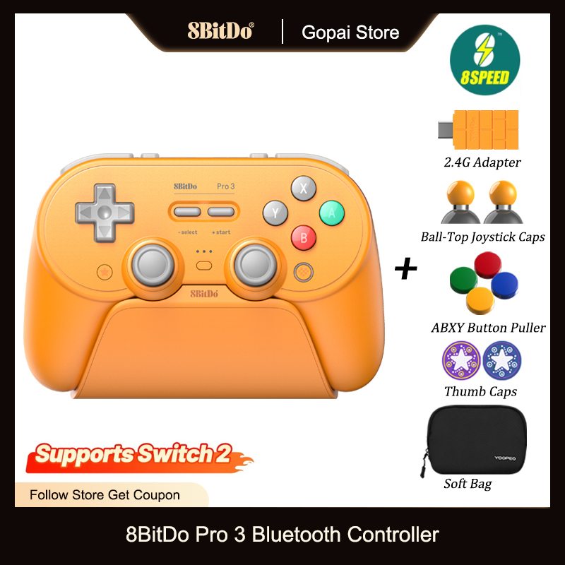 Nes Controller Usb - 8BitDo Pro 3 Bluetooth Controller for