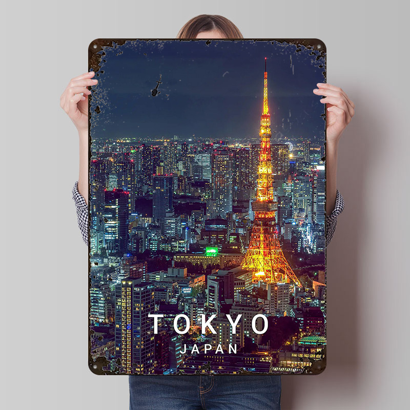 Retro Gaming Tokyo - Tokyo By Night Poster Wall Art