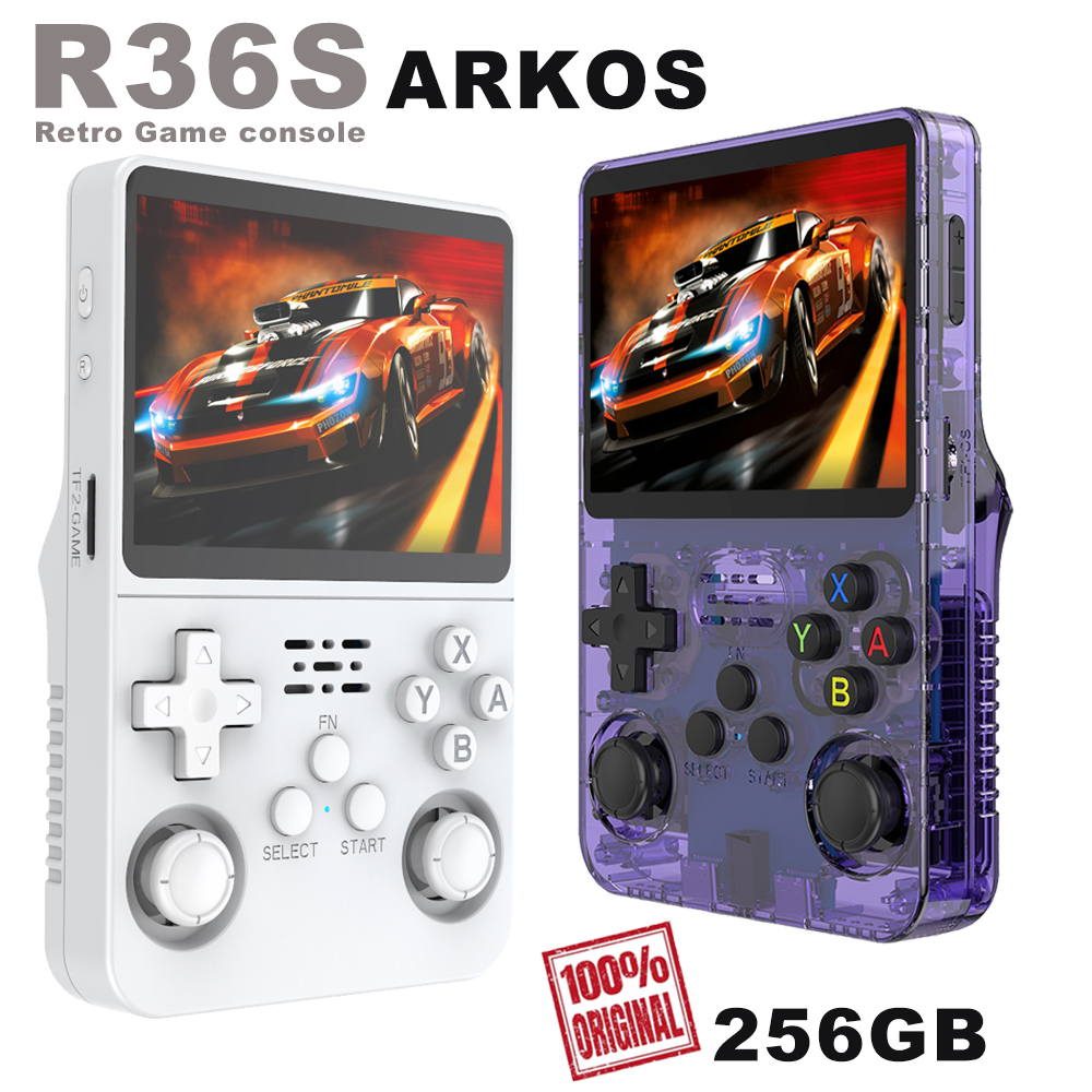 BOYHOM 256G Open Source R36S R - Retro Gaming R36S avaliação e preço