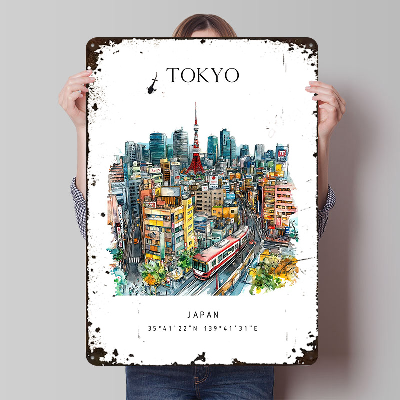 Tokyo Japan Travel Printed Pos - Retro Gaming Tokyo avaliação e preço