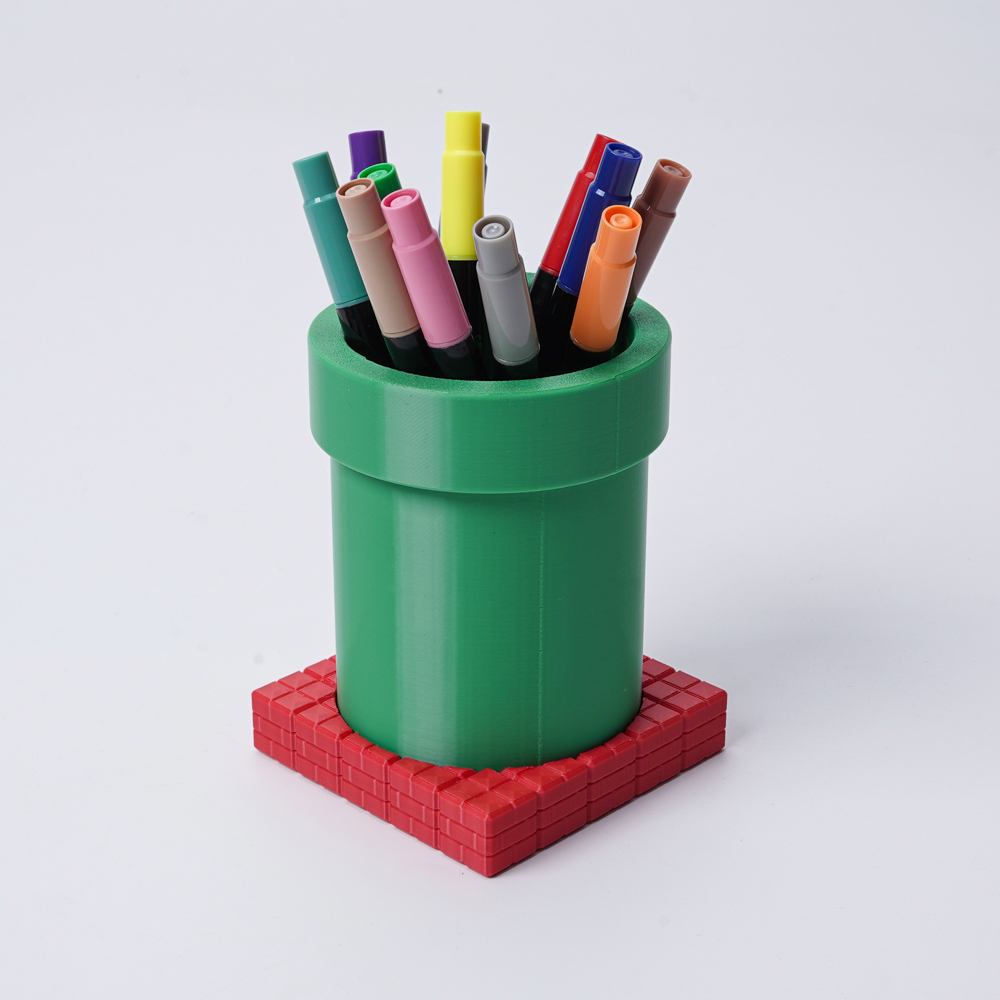1 Creative Pen Holder Green Pi - Retro Gaming Style avaliação e preço