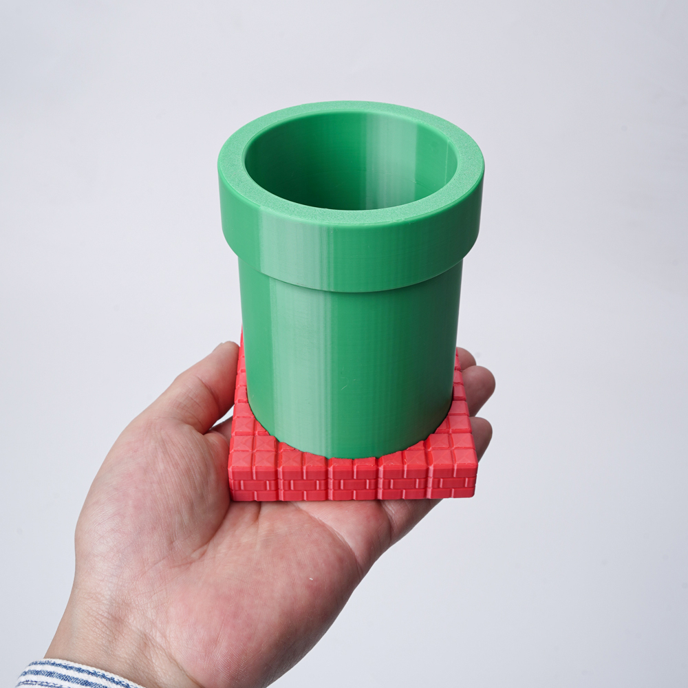1 Creative Pen Holder Green Pi - Retro Gaming Style avaliação e preço