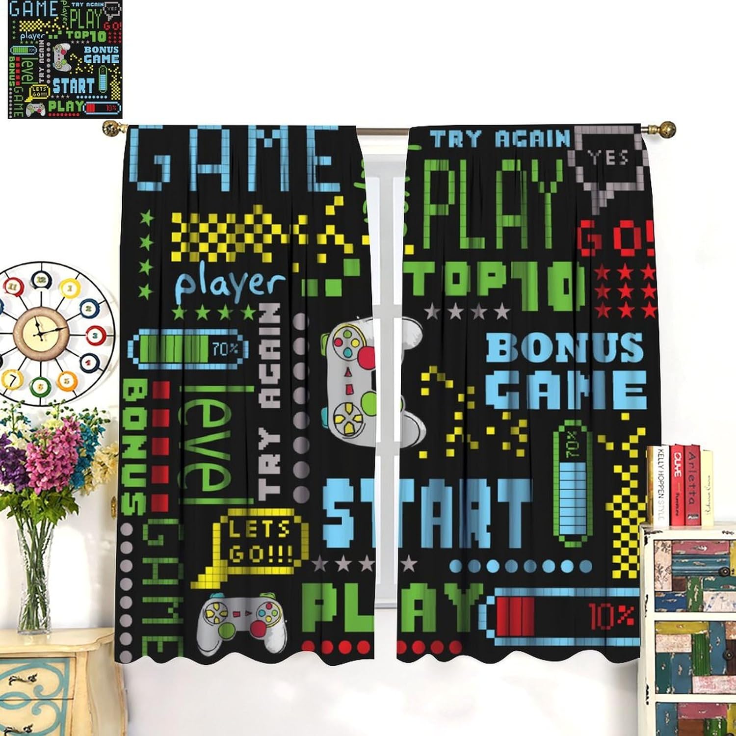 Kids Pixel Game Controller Cur - Retro Gaming Youtube avaliação e preço
