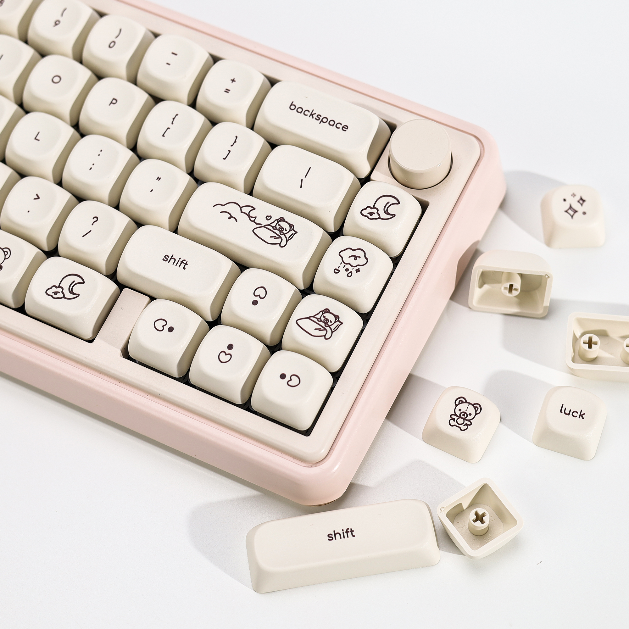 KBDiy Cute Bear Tales Keycaps  - Retro Gaming Style avaliação e preço