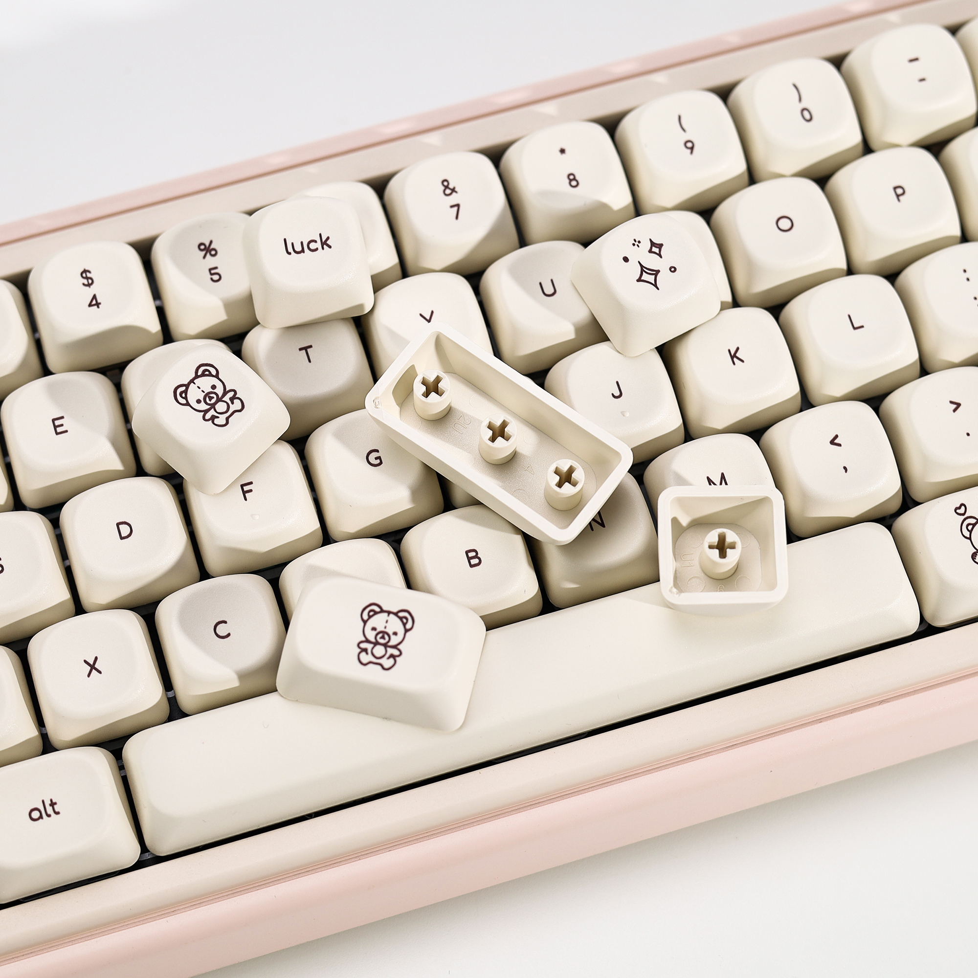 KBDiy Cute Bear Tales Keycaps  - Retro Gaming Style avaliação e preço