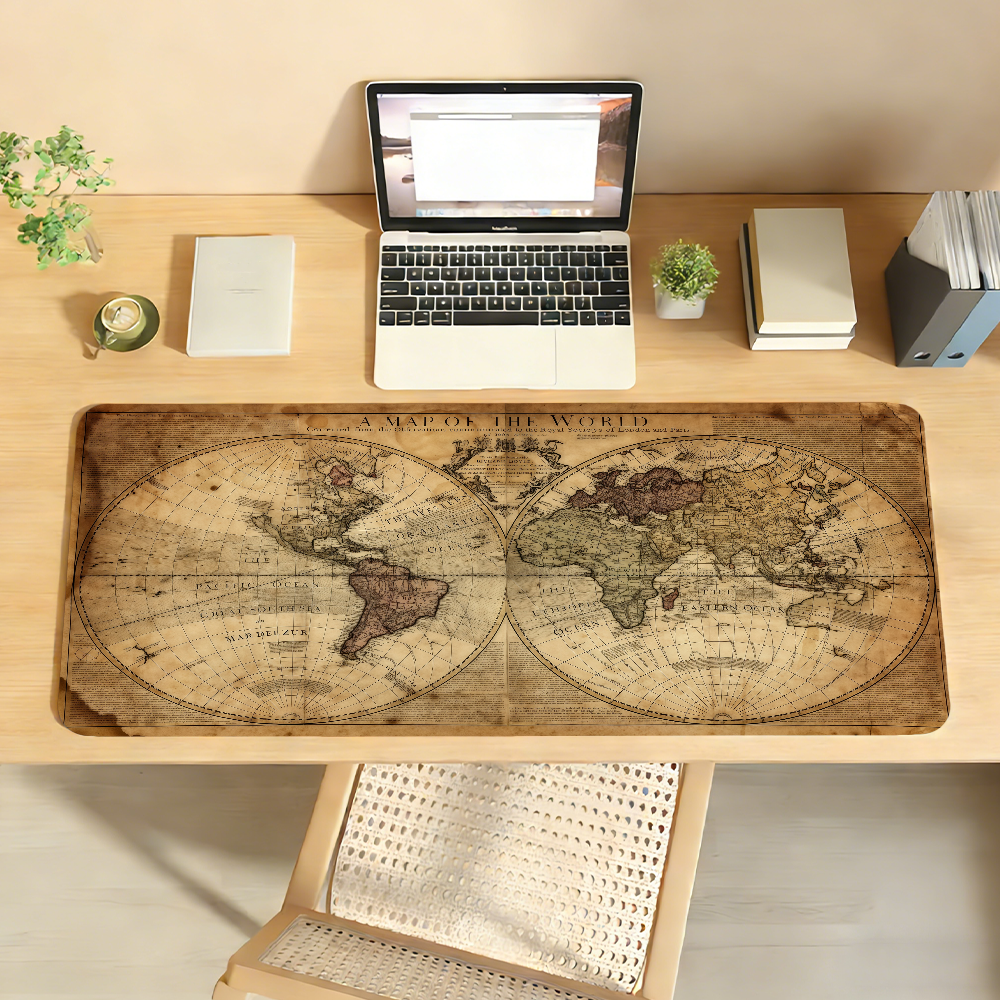 Retro Style World Map Mouse Pa - Retro Gaming Style avaliação e preço