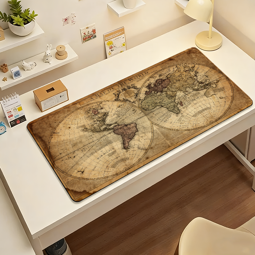 Retro Style World Map Mouse Pa - Retro Gaming Style avaliação e preço