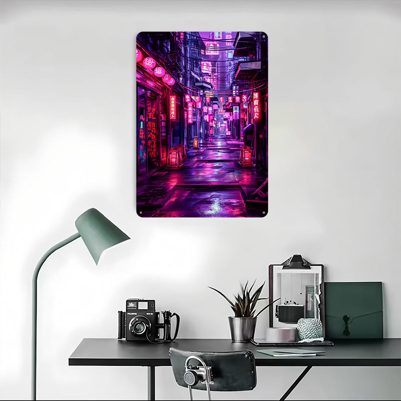 Tokyo Nights Cyberpunk Poster  - Retro Gaming Tokyo avaliação e preço