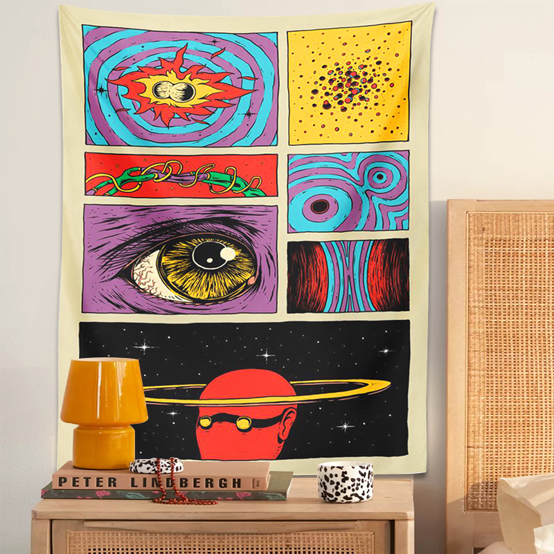 VIKAMA Psychedelic Collage Art - Retro Gaming Universe avaliação e preço