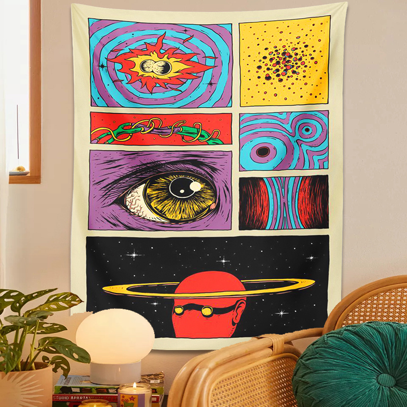VIKAMA Psychedelic Collage Art - Retro Gaming Universe avaliação e preço