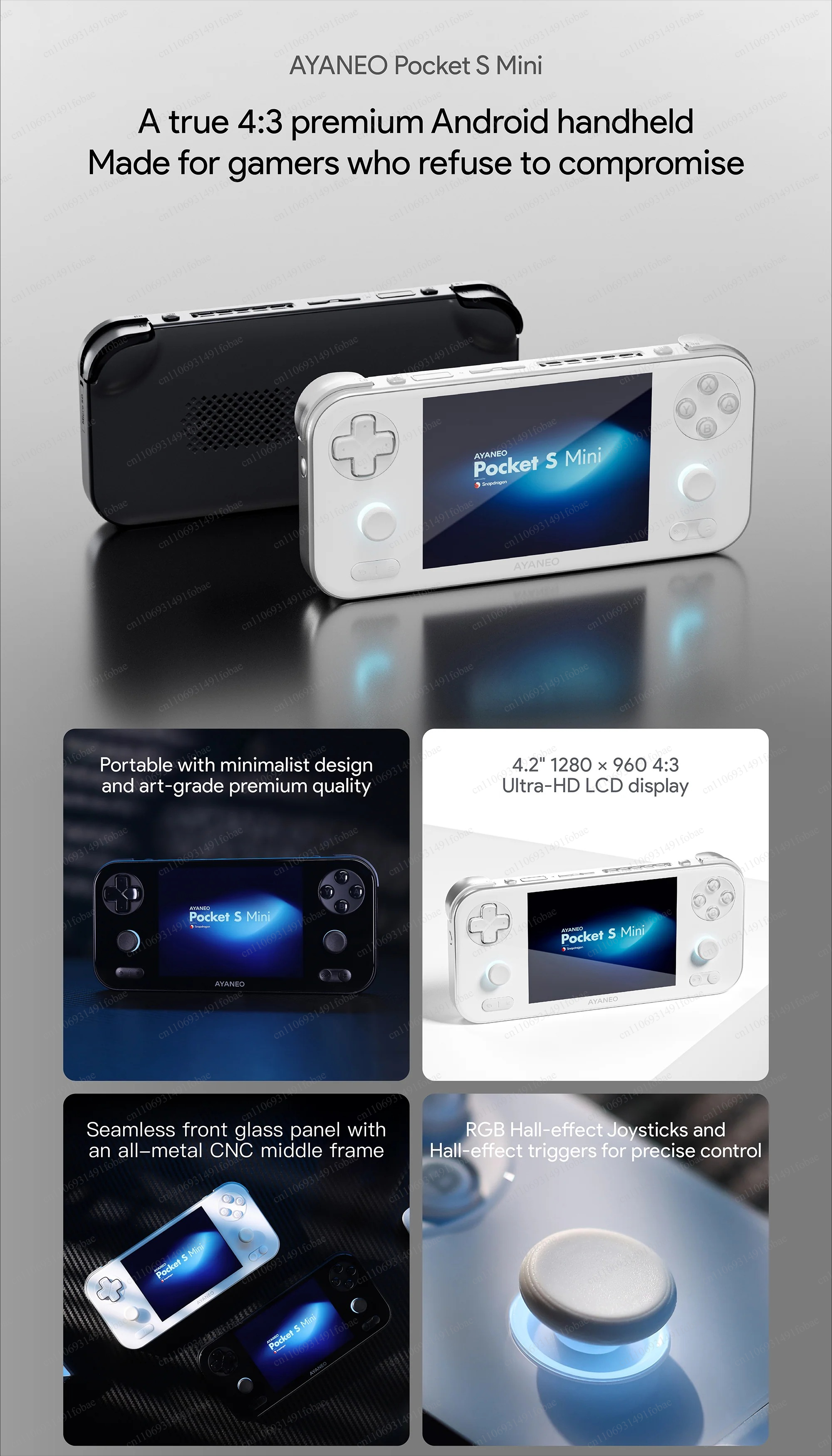AYANEO Pocket S Mini Retro Han - Retro Gaming Consoles avaliação e preço