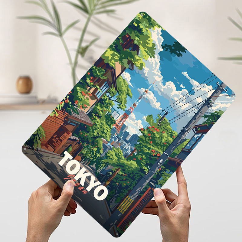 Tokyo Skyline Poster Wall Art  - Retro Gaming Tokyo avaliação e preço