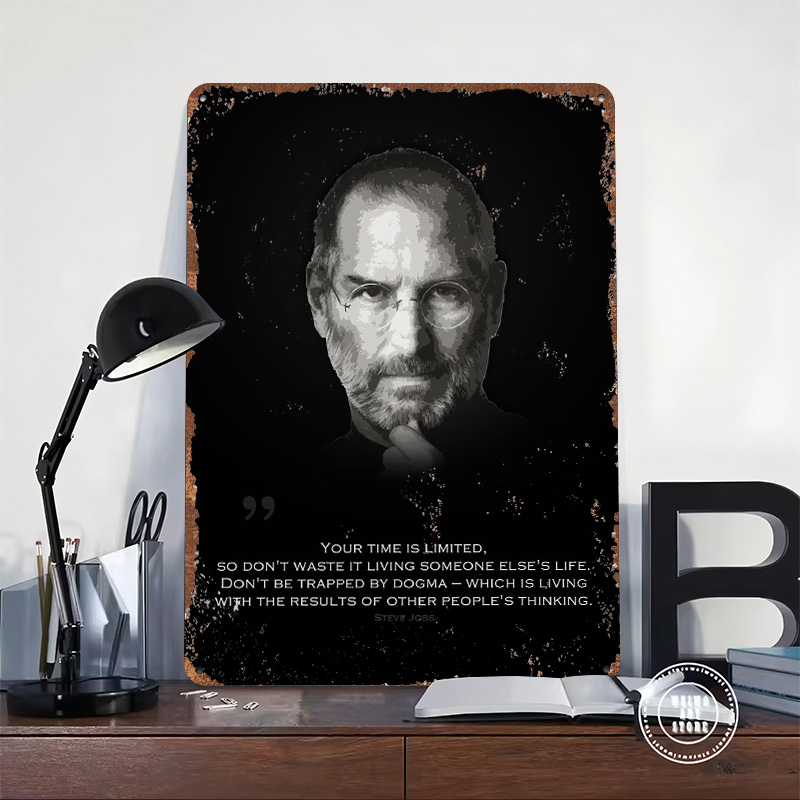 Steve Jobs Printed Poster Cust - Retro Gaming Jobs avaliação e preço