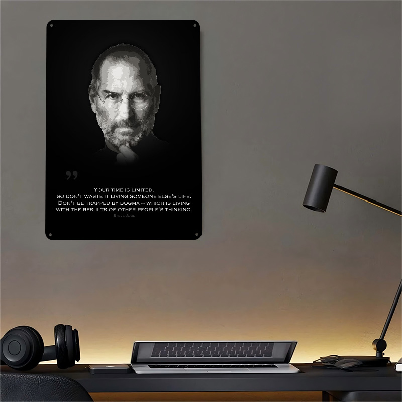 Steve Jobs Printed Poster Cust - Retro Gaming Jobs avaliação e preço