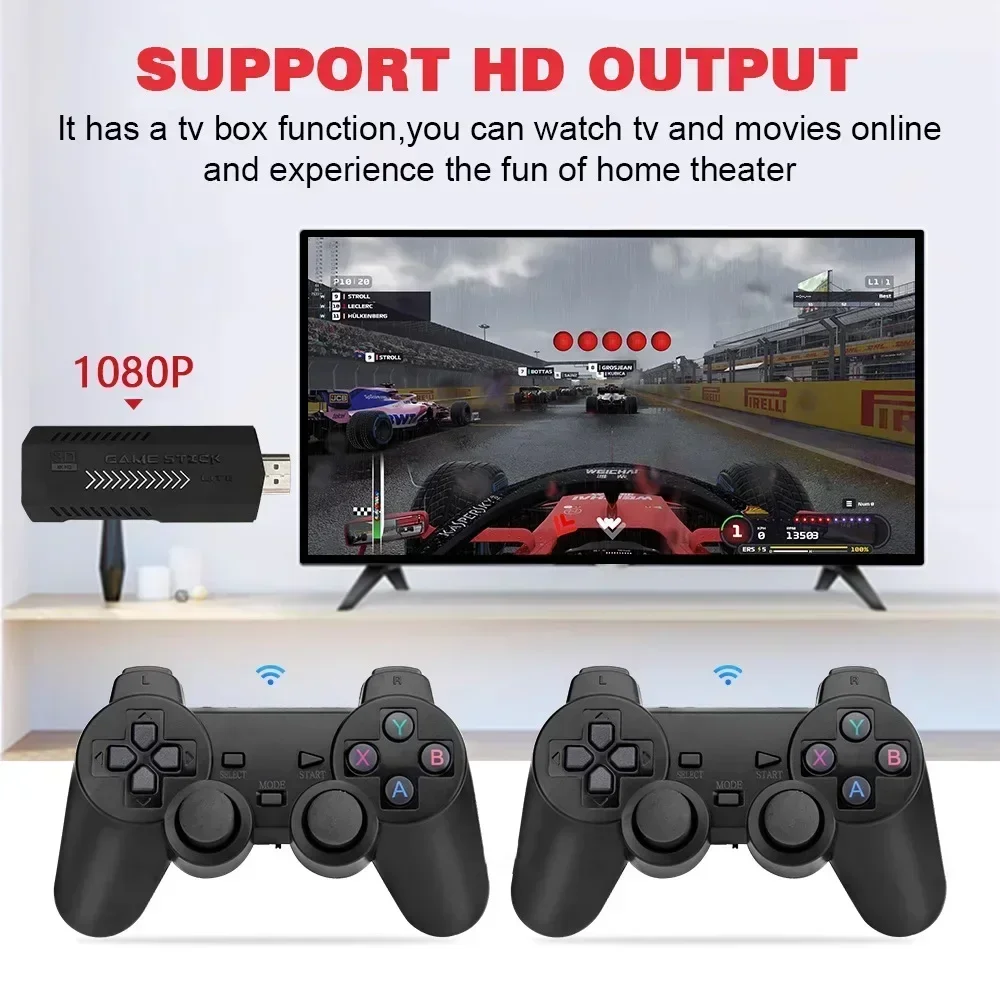 X2 Plus Game Stick 4K HD 2.4G  - Retro Gaming X2 avaliação e preço