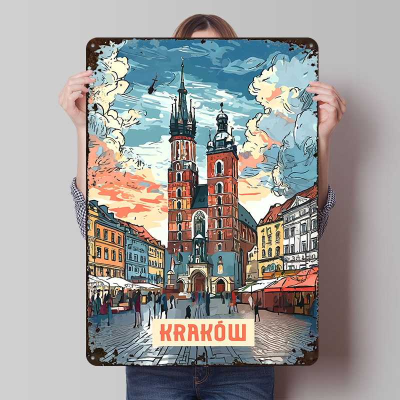 Krakow Poster Wall Art Retro V - Retro Gaming Krakow avaliação e preço