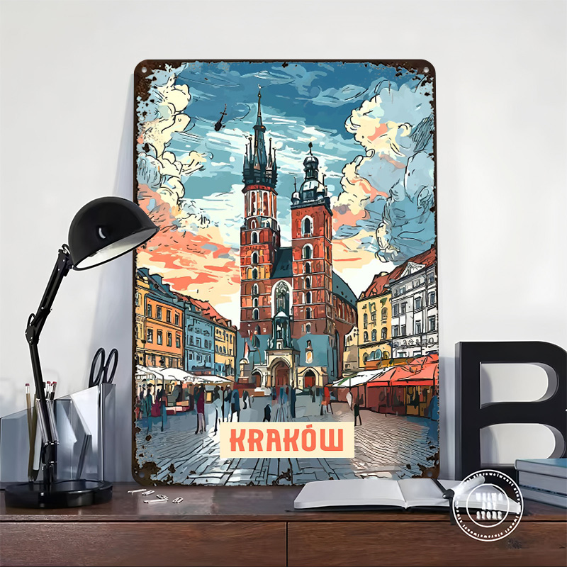 Krakow Poster Wall Art Retro V - Retro Gaming Krakow avaliação e preço