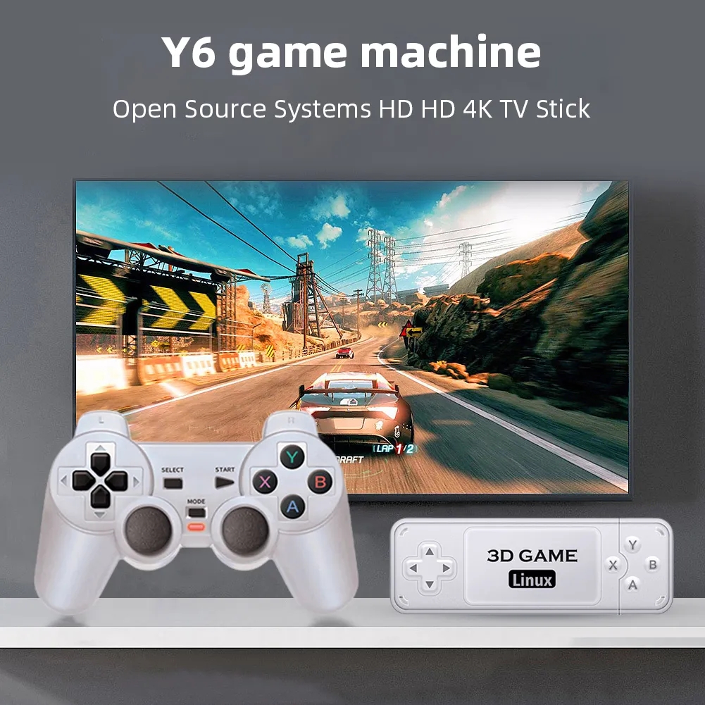 BOYHOM Y6 Retro Game Console 4 - Retro Gaming Com avaliação e preço