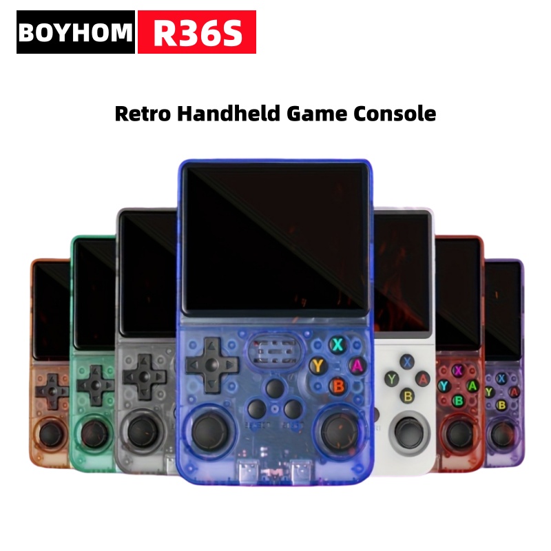 BOYHOM 64G 128G R36S Retro Han - Retro Gaming R36S avaliação e preço