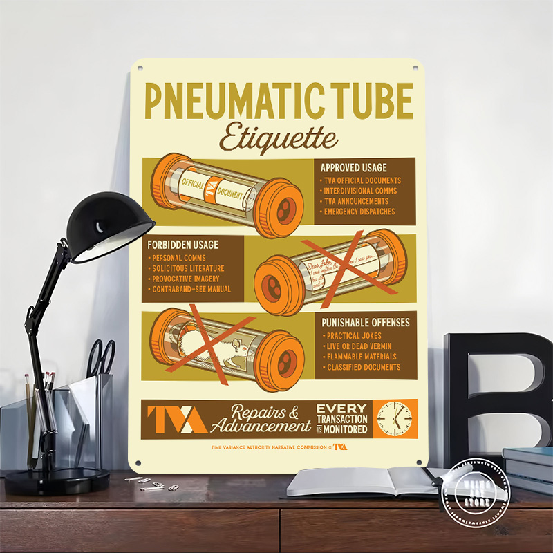 Pneumatic Tube Etiquette Tin P - Retro Gaming Youtube avaliação e preço