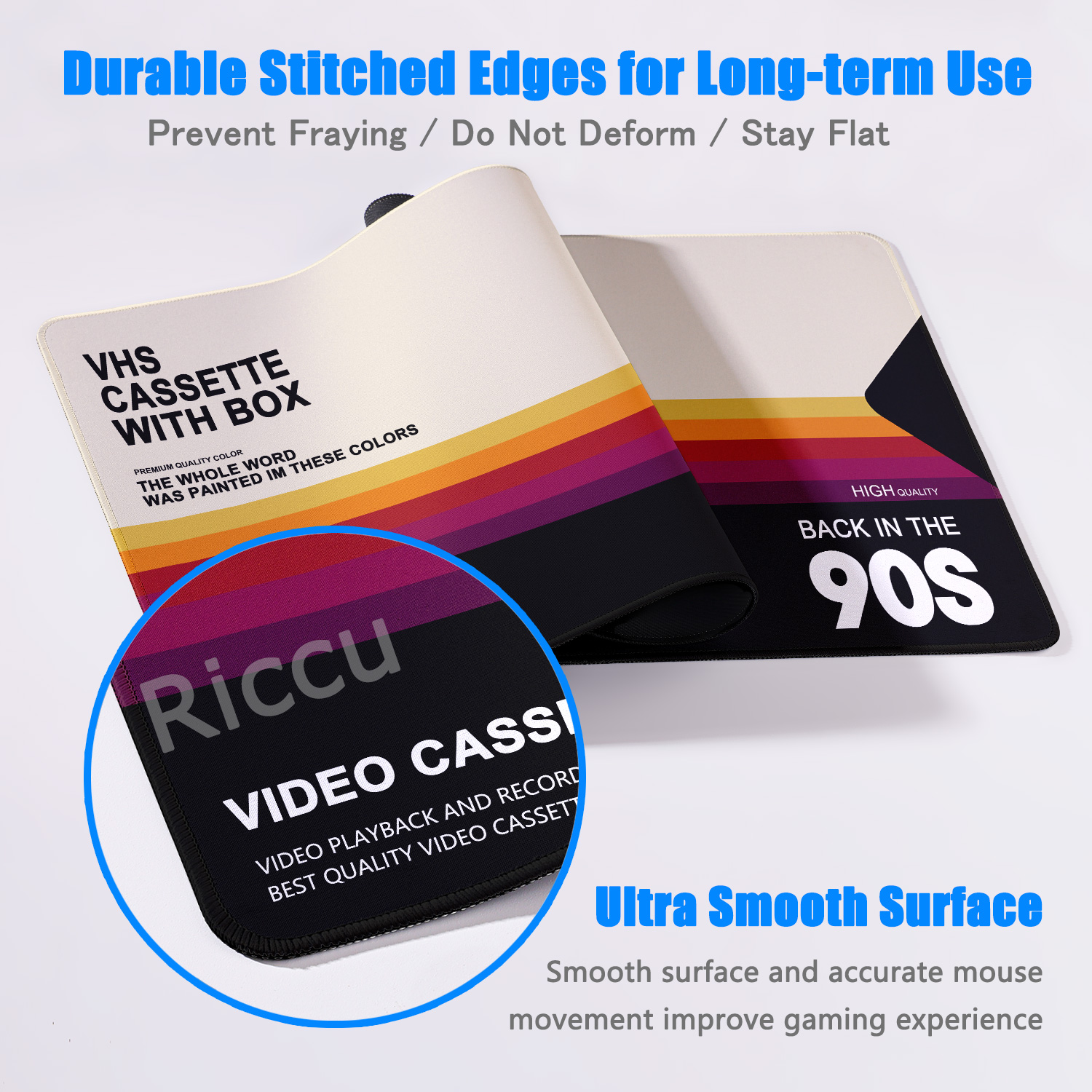 Retro VHS Style Mouse Pad Xxl  - Retro Gaming Style avaliação e preço