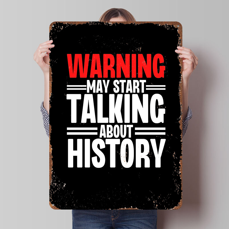 Warning May Start Talking Tin  - Retro Gaming Talk avaliação e preço