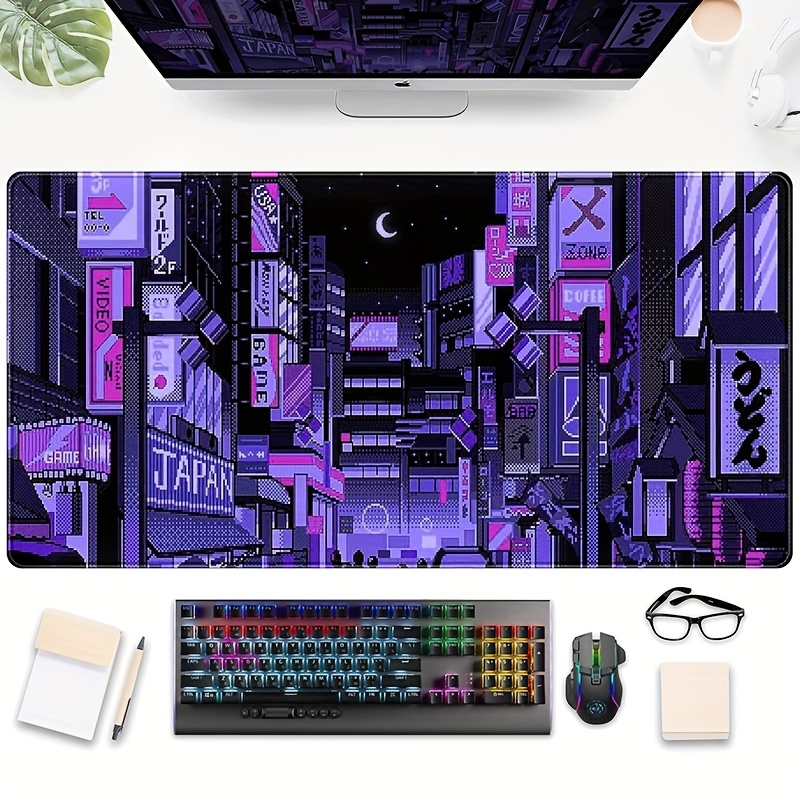 XXL Tokyo Street Desk Mat,Vibr - Retro Gaming Tokyo avaliação e preço