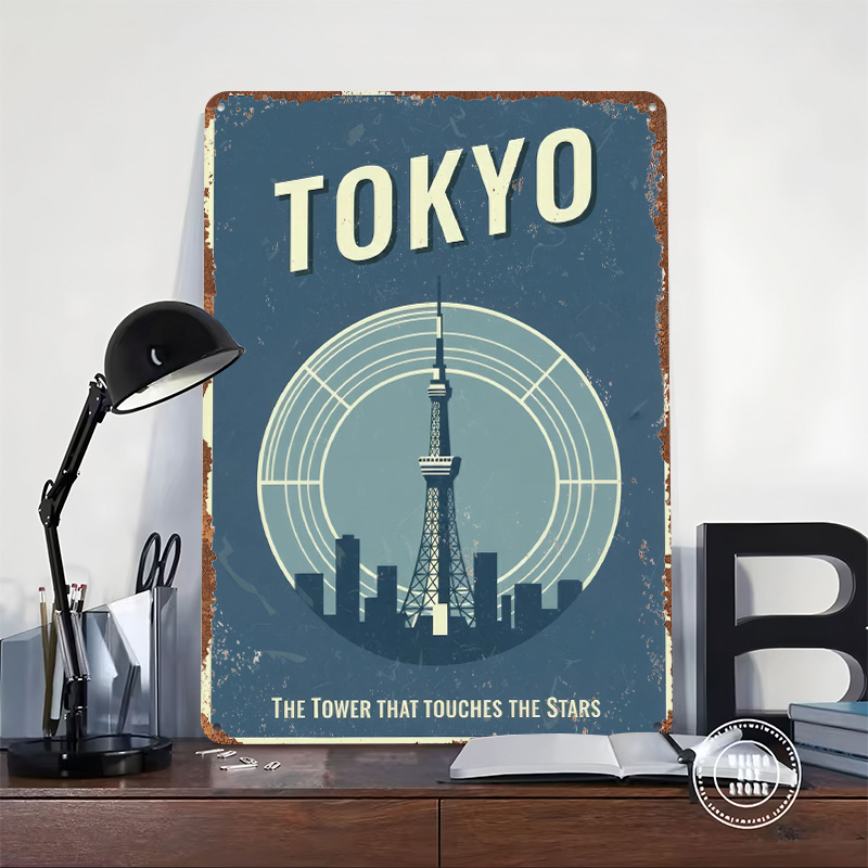 Tokyo Tower Vintage Travel Pri - Retro Gaming Tokyo avaliação e preço