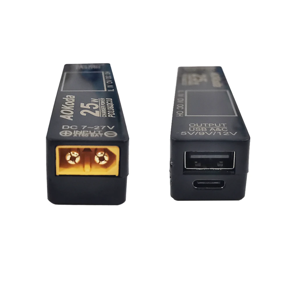 AOKoda XT60 to PD3.0 Lipo Batt - Controller Adapter Usb avaliação e preço