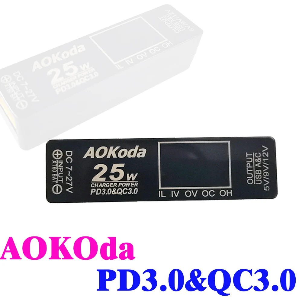 AOKoda XT60 to PD3.0 Lipo Batt - Controller Adapter Usb avaliação e preço