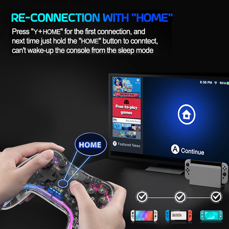 Wireless RGB Colorful console  - Retro Gaming Com avaliação e preço
