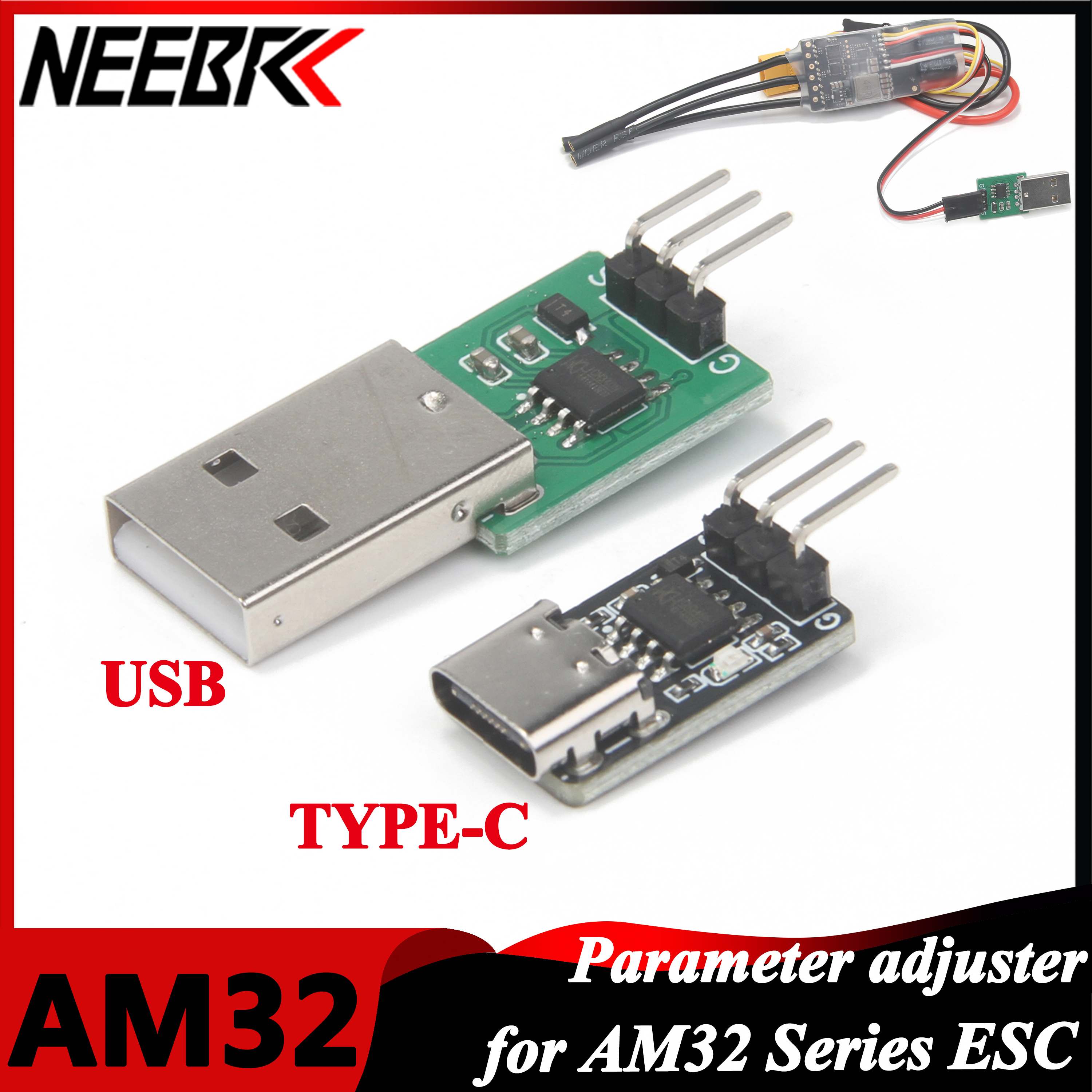 AM32 40A 45A 65A 80A ESC USB/T - Controller Adapter Usb avaliação e preço