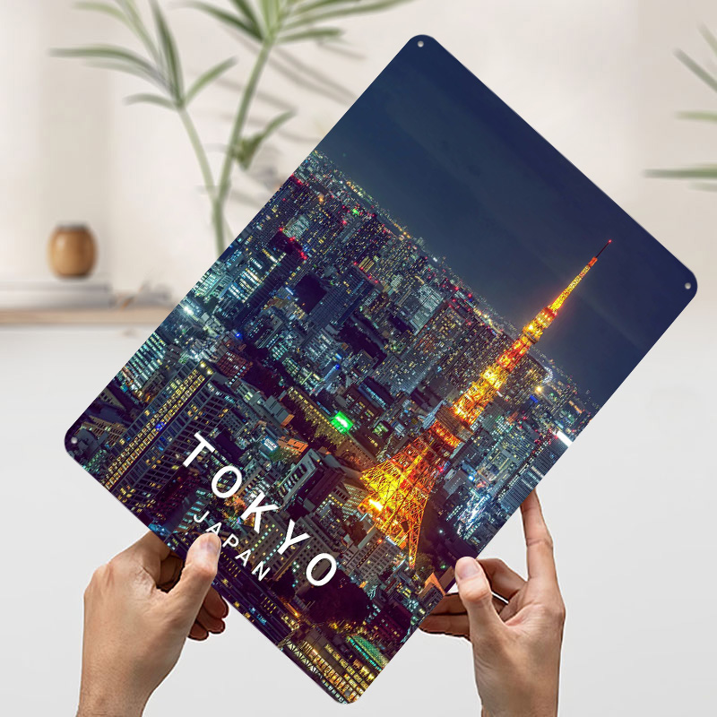 Tokyo By Night Poster Wall Art - Retro Gaming Tokyo avaliação e preço