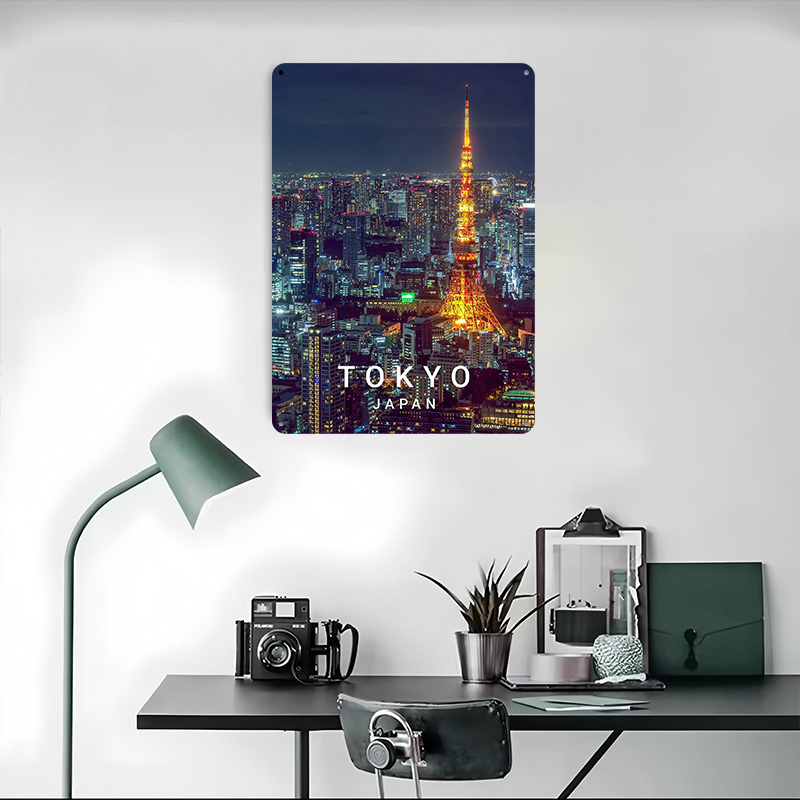 Tokyo By Night Poster Wall Art - Retro Gaming Tokyo avaliação e preço