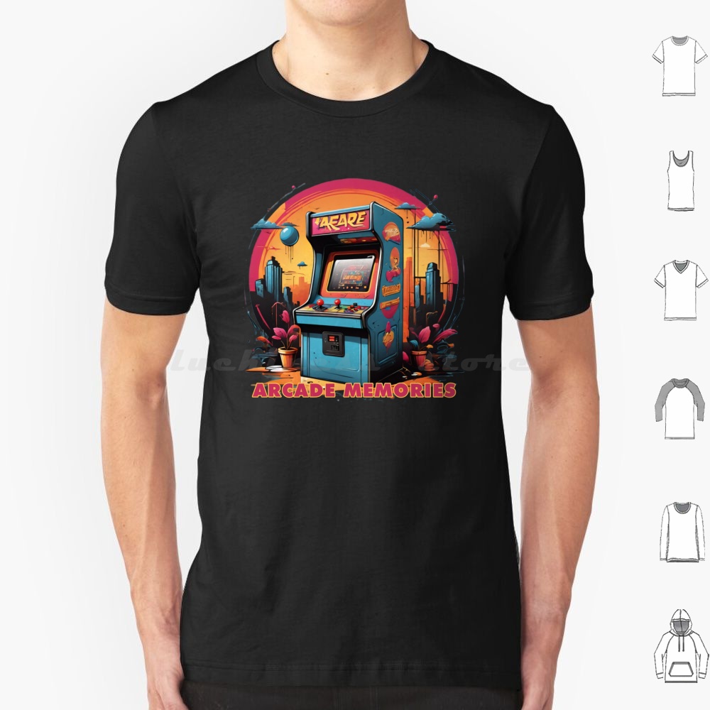 Arcade Memories-Arcade T Shirt - Retro Gaming Gamestop avaliação e preço
