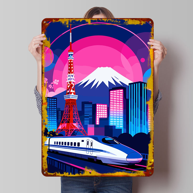 Tokyo Cityscape With Bullet Tr - Retro Gaming Tokyo avaliação e preço
