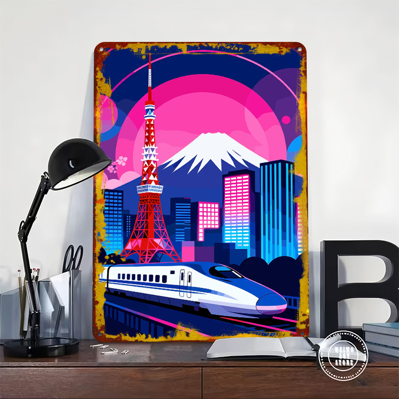 Tokyo Cityscape With Bullet Tr - Retro Gaming Tokyo avaliação e preço