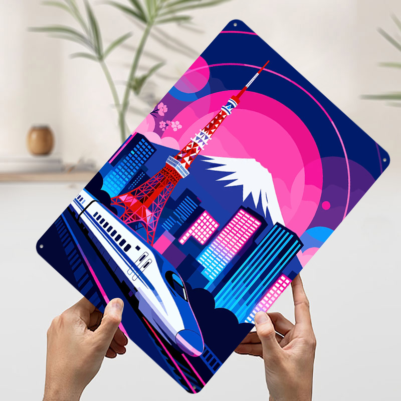 Tokyo Cityscape With Bullet Tr - Retro Gaming Tokyo avaliação e preço