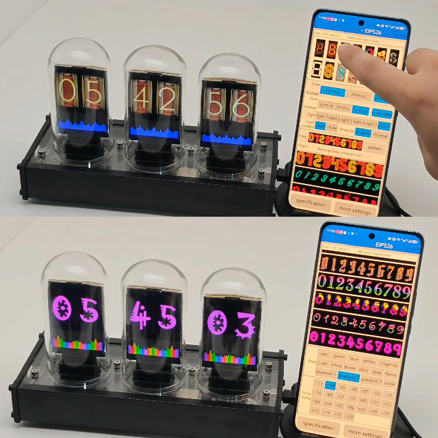 2.6-inch IPS Analog Nixie Tube - Retro Gaming Youtube avaliação e preço