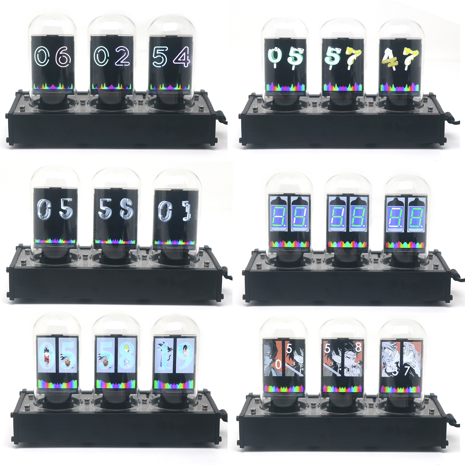 2.6-inch IPS Analog Nixie Tube - Retro Gaming Youtube avaliação e preço