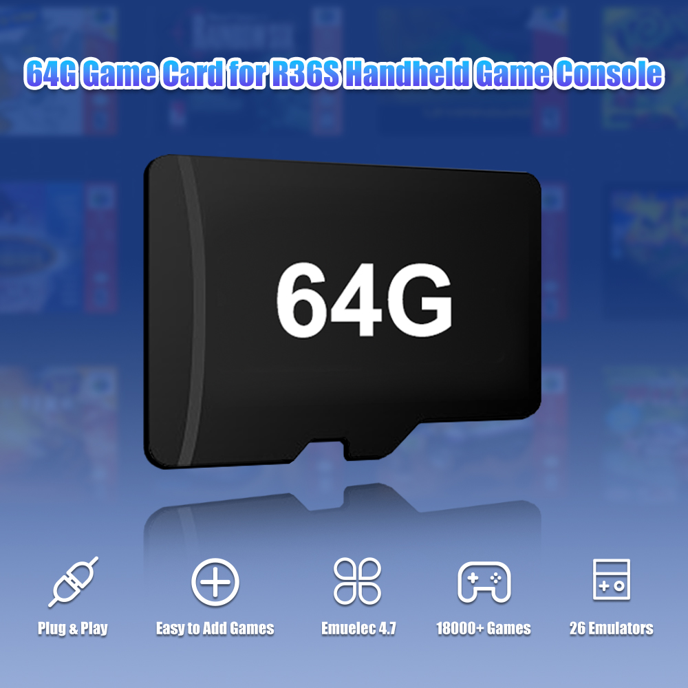 64G Game TF Card for R36S Vide - Retro Gaming R36S avaliação e preço