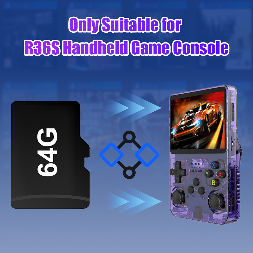 64G Game TF Card for R36S Vide - Retro Gaming R36S avaliação e preço