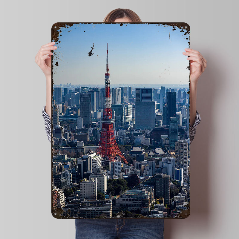 Tokyo Tower Skyline Printing P - Retro Gaming Tokyo avaliação e preço