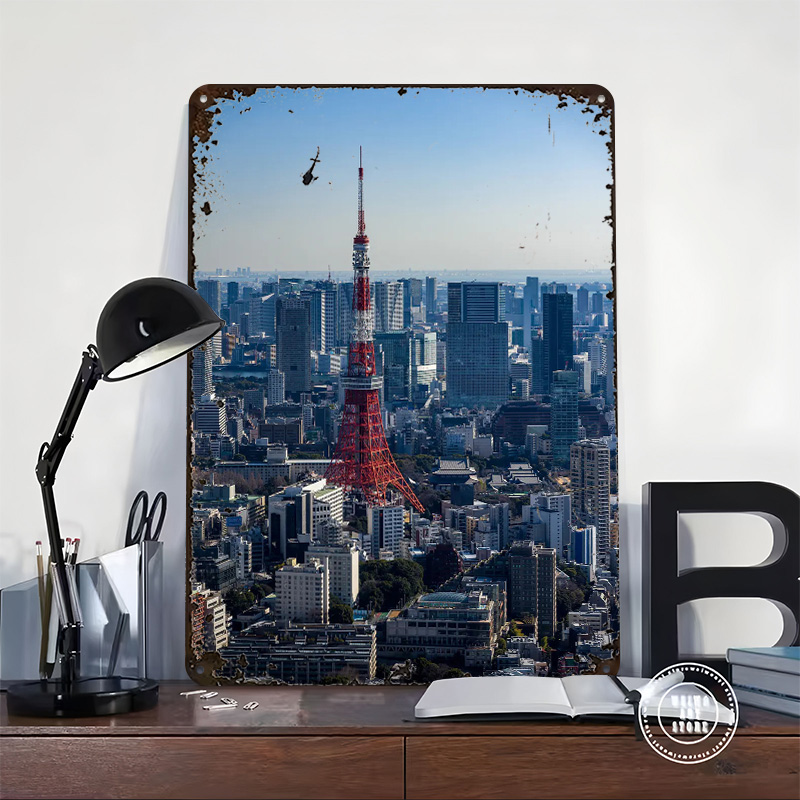 Tokyo Tower Skyline Printing P - Retro Gaming Tokyo avaliação e preço