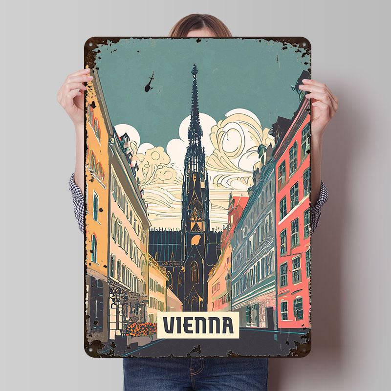 Vienna Printed Poster Customiz - Retro Gaming Vienna avaliação e preço