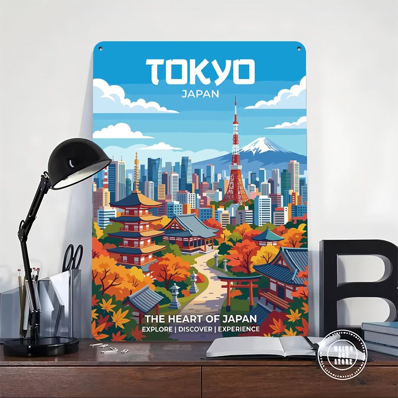Tokyo Cityscape With Mount Fuj - Retro Gaming Tokyo avaliação e preço