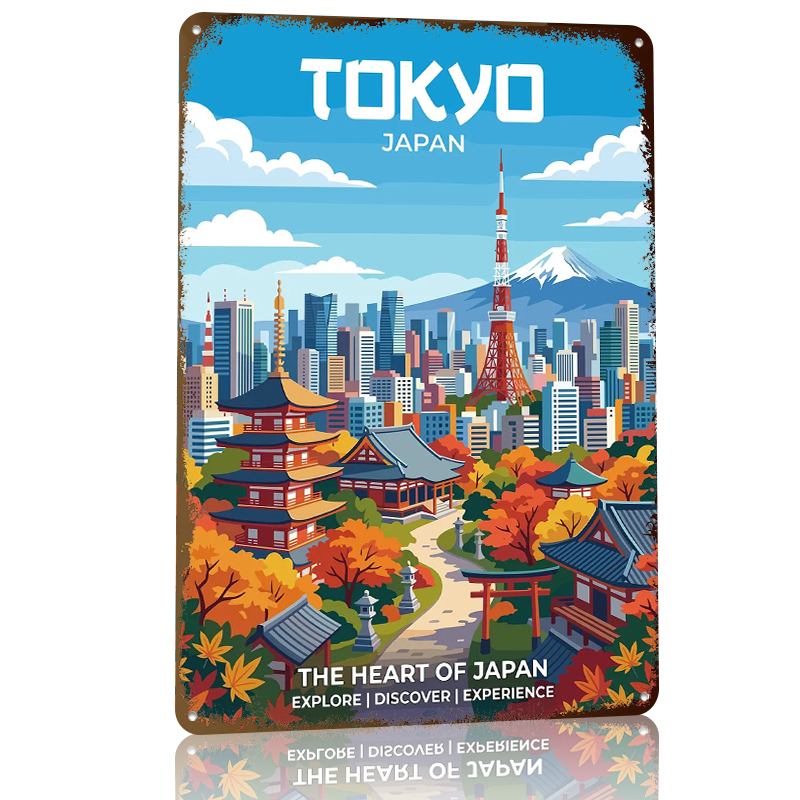 Tokyo Cityscape With Mount Fuj - Retro Gaming Tokyo avaliação e preço