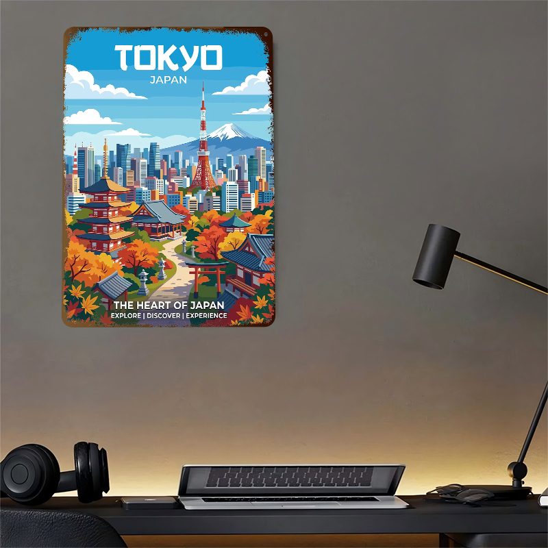 Tokyo Cityscape With Mount Fuj - Retro Gaming Tokyo avaliação e preço
